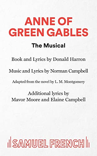 Imagen de archivo de Anne of Green Gables: A Musical (Acting Edition) a la venta por WorldofBooks