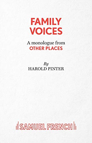 Family Voices (from other places) - A Play (9780573120671) by Pinter, Harold