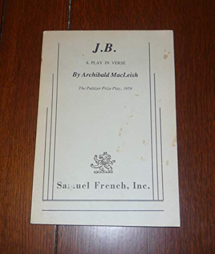 Imagen de archivo de J. B. a la venta por Better World Books