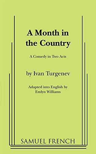 9780573612442: A Month in the Country: A Comedy in Two Acts