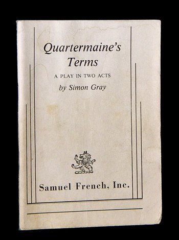 9780573614552: Quartermaine's Terms, a Play in Two Acts