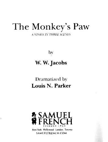 Beispielbild fr Monkey's Paw: A Story in Three Scenes zum Verkauf von Book Booth