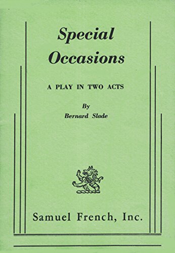 Beispielbild fr Special Occasions: A Play in Two Acts zum Verkauf von Half Price Books Inc.