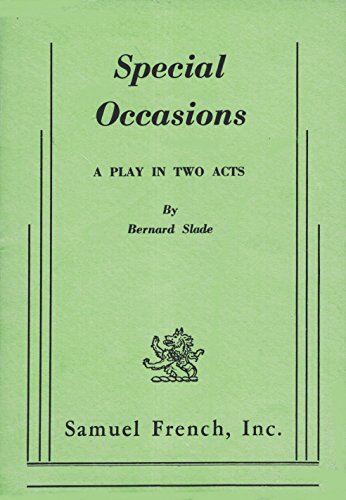 9780573618734: Special occasions: A play in two acts