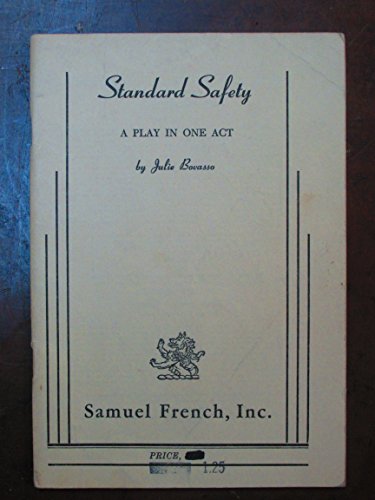 Stock image for Standard Safety: A Play in One Act for sale by Newsboy Books