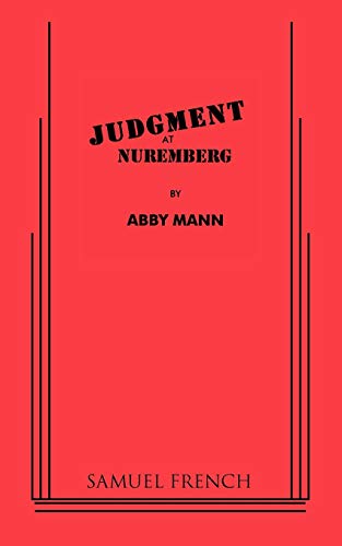 Imagen de archivo de Judgment at Nuremberg a la venta por PBShop.store US