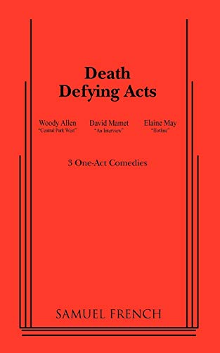 Stock image for Death Defying Acts : 3 One-Act Comedies for sale by Better World Books: West