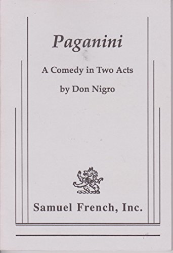 9780573695469: Paganini : A Comedy in Two Acts