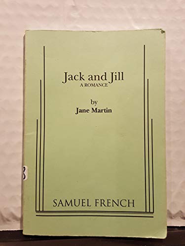 Imagen de archivo de Jack and Jill: A Romance a la venta por Front Cover Books