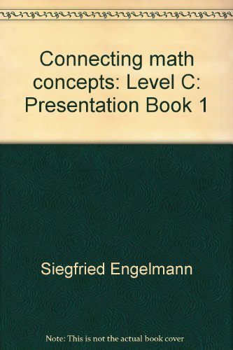 Stock image for Connecting math concepts: Level C: Presentation Book 1 for sale by Mispah books