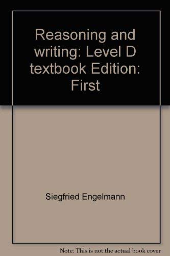 Beispielbild fr Reasoning and writing: Level D ; textbook zum Verkauf von Wonder Book