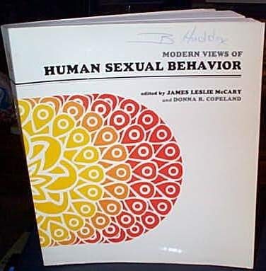 Stock image for Modern views of human sexual behavior for sale by Bank of Books