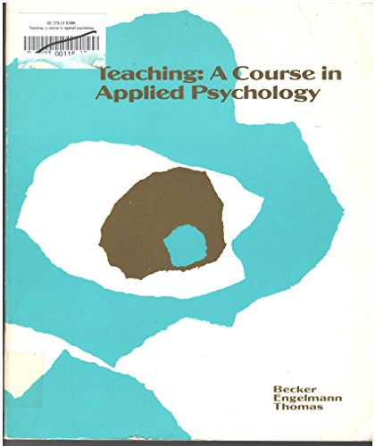 Imagen de archivo de Teaching : A Course in Applied Psychology a la venta por Better World Books