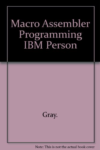Stock image for Macro assembler programming for the IBM PC and compatibles for sale by dsmbooks