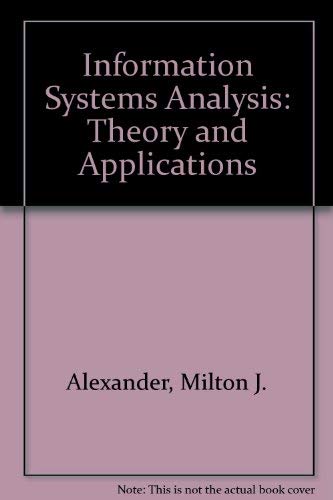 9780574191007: Information systems analysis;: Theory and applications