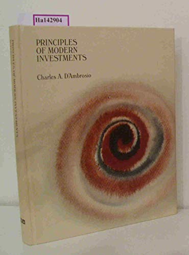 Principles of Modern Investments (9780574192103) by D'Ambrosio, Charles A.