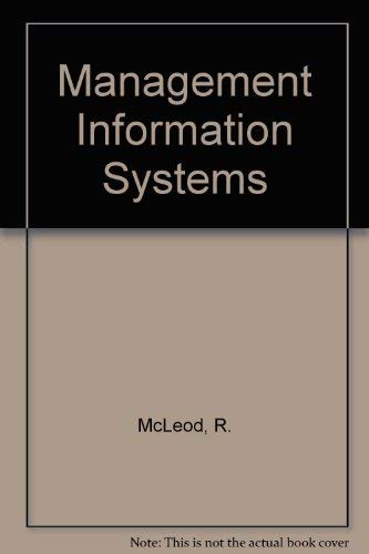 Stock image for Management information systems for sale by Wonder Book