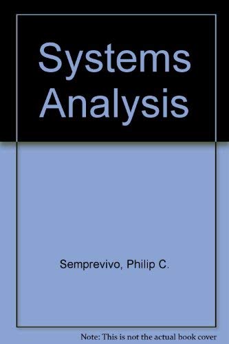 Stock image for Systems analysis: Definition, process, and design for sale by SecondSale