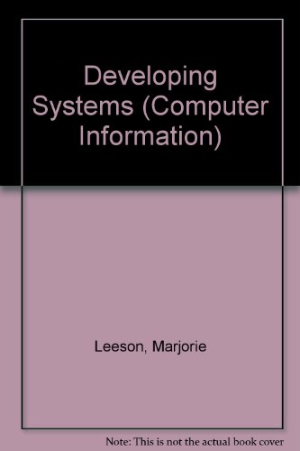 Stock image for Developing Systems (Computer Information) for sale by Zubal-Books, Since 1961