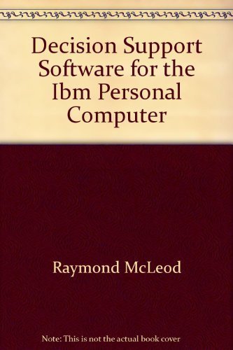 Beispielbild fr Decision Support Software for the IBM Personal Computer zum Verkauf von gigabooks