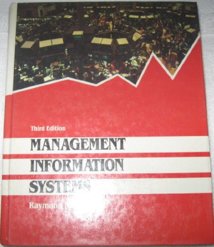Beispielbild fr Management Information Systems zum Verkauf von Better World Books