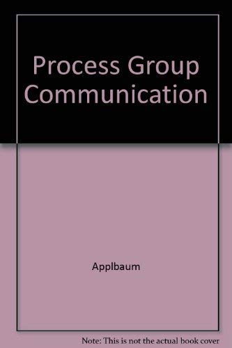 Beispielbild fr Process Group Communication zum Verkauf von Better World Books