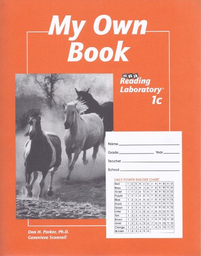 Imagen de archivo de My Own Book: Sra Reading Laboratory 1c a la venta por Nationwide_Text