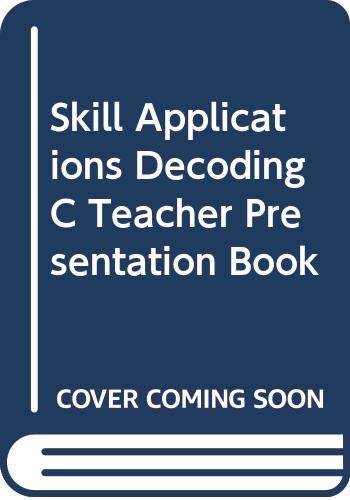 9780574789785: Skill Applications Decoding C Teacher Presentation Book by S (1988) Spiral-bound