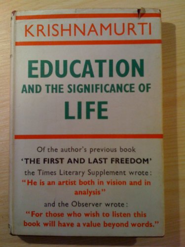 9780575001046: Education and the Significance of Life