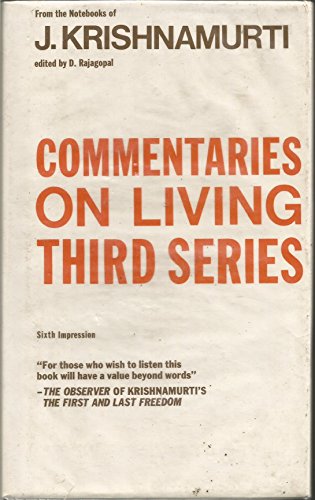 Imagen de archivo de Commentaries on Living: 3rd Series a la venta por ThriftBooks-Dallas