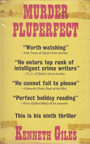 Stock image for Murder Pluperfect for sale by RIVERLEE BOOKS