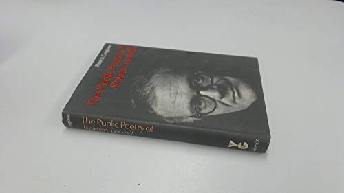 Stock image for Public Poetry of Robert Lowell for sale by Dunaway Books
