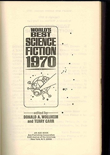Beispielbild fr World's Best Science Fiction 1970 zum Verkauf von ThriftBooks-Atlanta