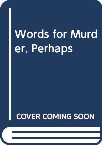 9780575006621: Words for Murder, Perhaps