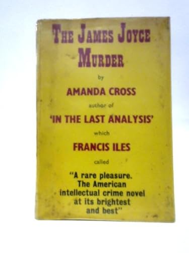 The James Joyce Murder (9780575009240) by Amanda Cross