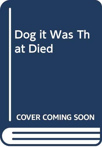 Dog it Was That Died (9780575015272) by H.R.F. Keating