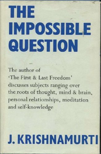 9780575015562: The impossible question