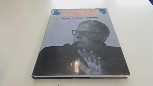 Stock image for Conversations with Klemperer for sale by AwesomeBooks