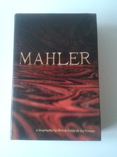 9780575016729: Gustav Mahler: Volume 1.: v. 1