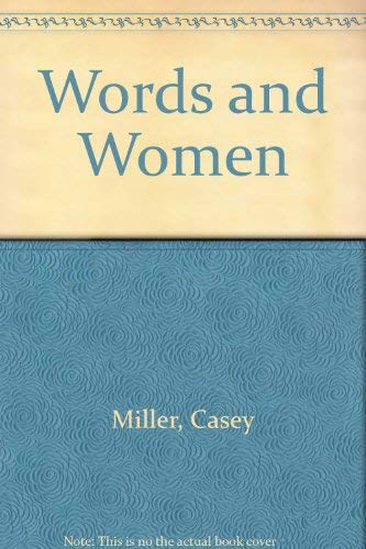 Stock image for Words and Women for sale by Better World Books Ltd