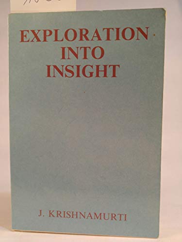 9780575027213: Exploration into Insight