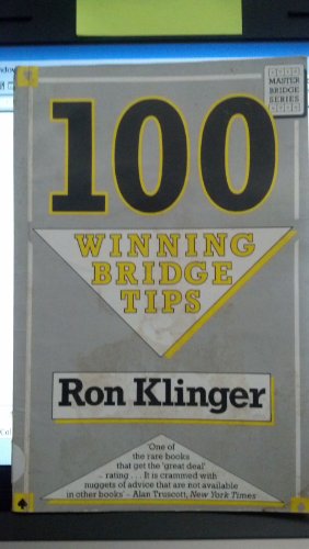 Beispielbild fr One Hundred Winning Bridge Tips : For Improving the Player zum Verkauf von Better World Books