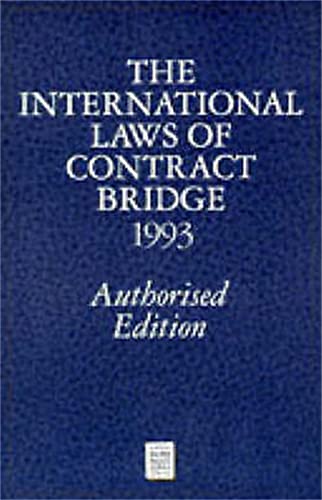 Imagen de archivo de International Laws of Contract Bridge 1993 (MASTER BRIDGE) a la venta por WorldofBooks