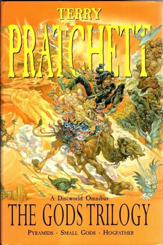 Stock image for The Gods Trilogy: A Discworld Omnibus: Pyramids, Small Gods, Hogfather for sale by WorldofBooks