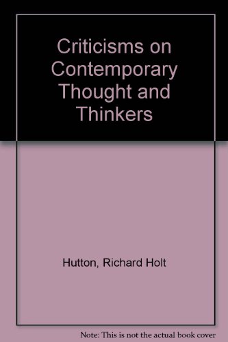 Imagen de archivo de Criticisms on Contemporary Thought and Thinkers, Selected from the Spectator. Two volumes a la venta por Zubal-Books, Since 1961