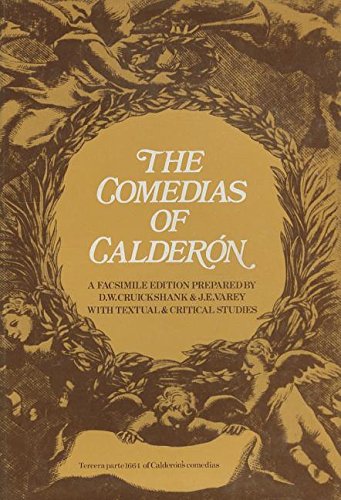 9780576141086: Comedias of Calderon: Tercera parte de comedias (Madrid 1664) (known as Excelmo) (8)