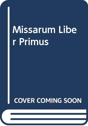 9780576282208: Missarum Liber Primus