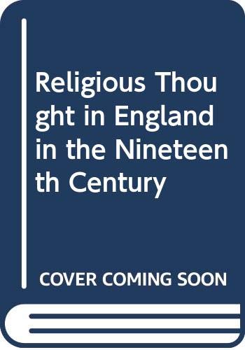 9780576292115: Religious Thought in England in the Nineteenth Century