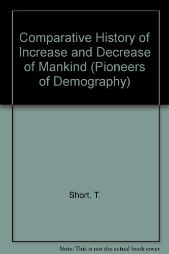 9780576532839: Comparative History of Increase and Decrease of Mankind (Pioneers of Demography S.)