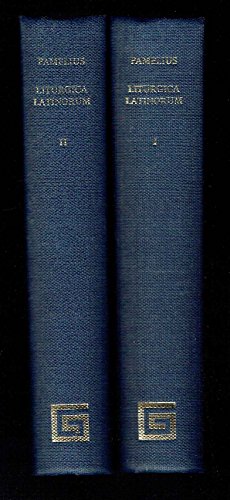 Liturgica Latinorum. TWO VOLUMES